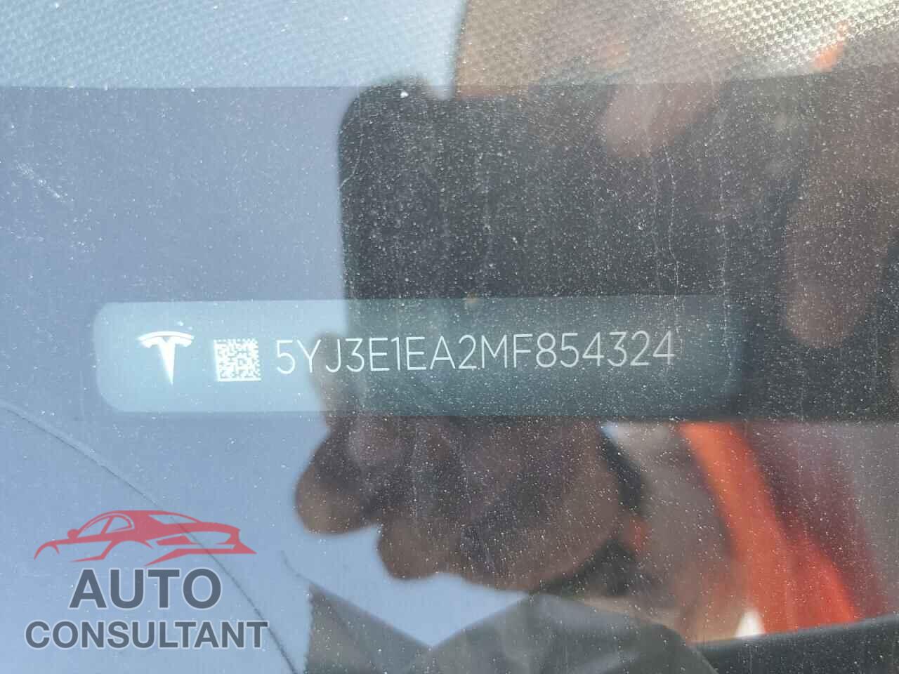TESLA MODEL 3 2021 - 5YJ3E1EA2MF854324