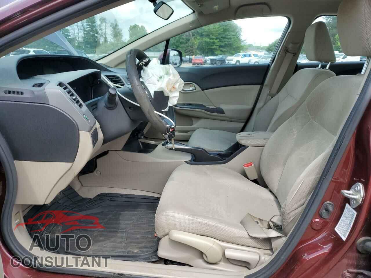 HONDA CIVIC 2012 - 19XFB2F5XCE344983