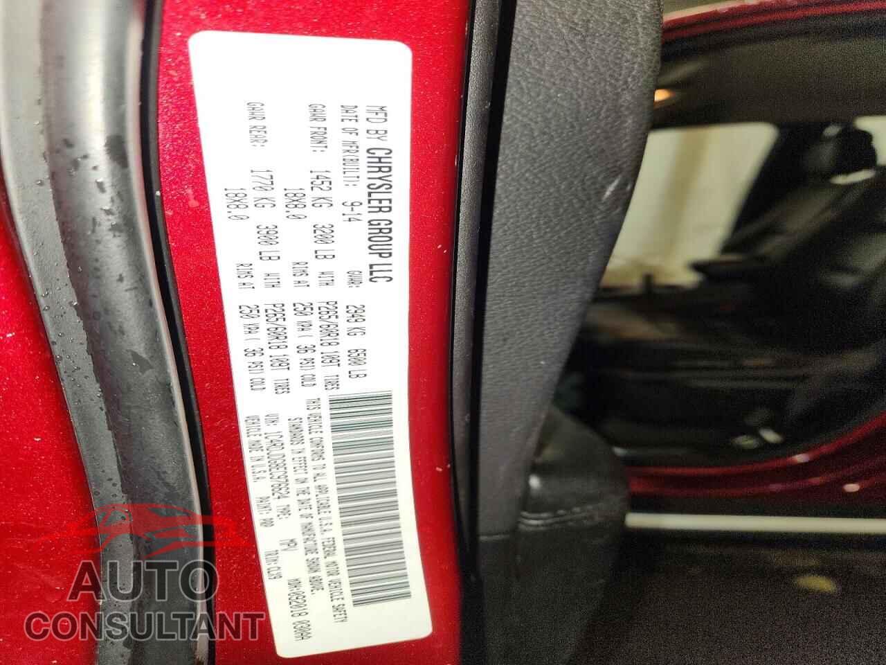 DODGE DURANGO 2014 - 1C4RDJDG8EC976624