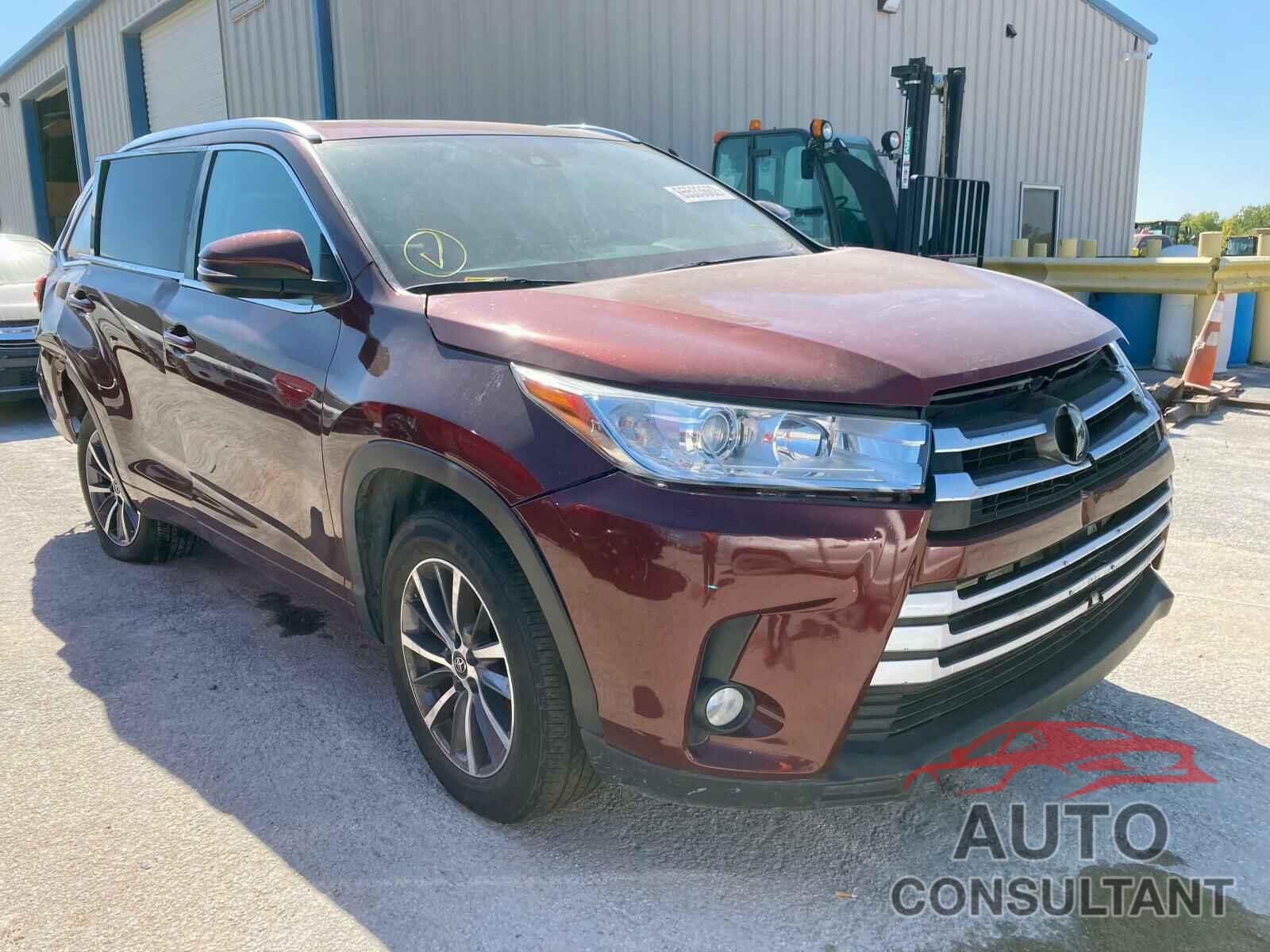 TOYOTA HIGHLANDER 2018 - 5TDKZRFH0JS270697