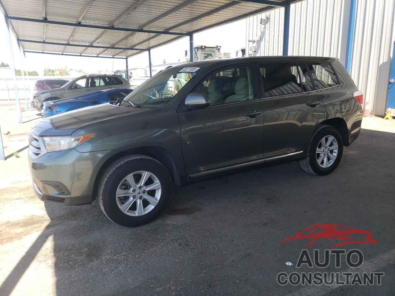 TOYOTA HIGHLANDER 2012 - 5TDZA3EH4CS023562
