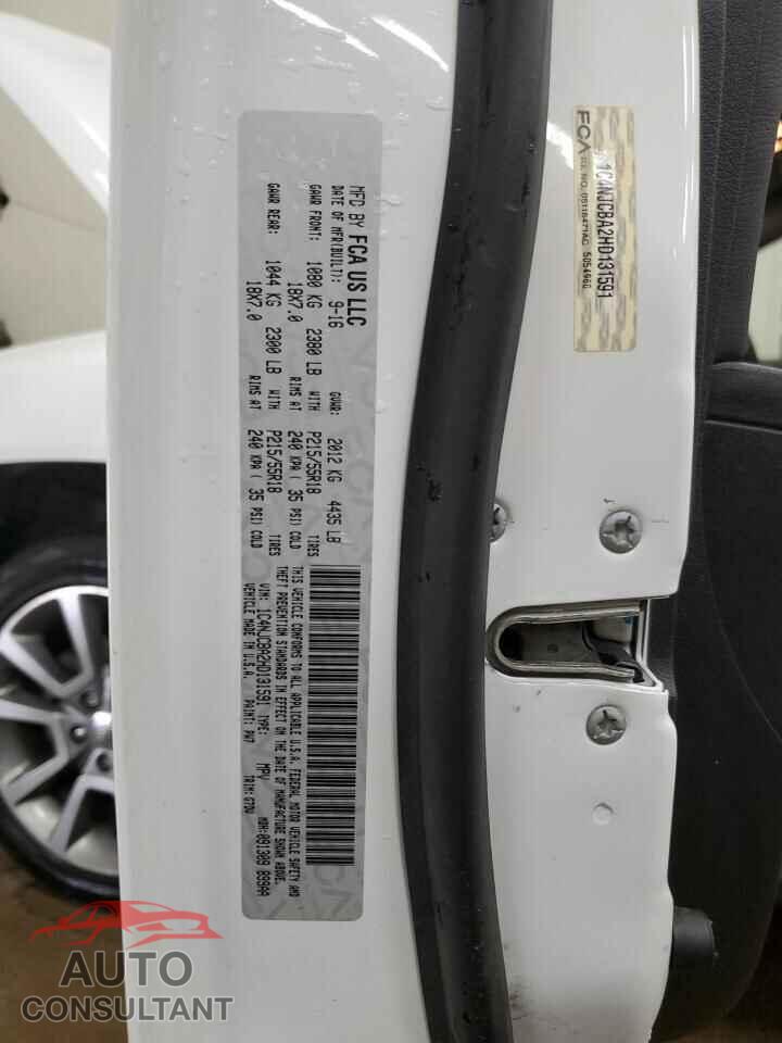 JEEP COMPASS 2017 - 1C4NJCBA2HD131591