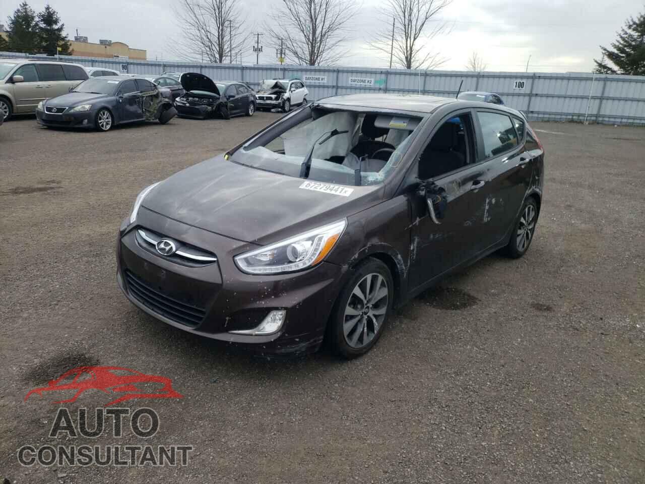 HYUNDAI ACCENT 2016 - KMHCU5AE1GU284357