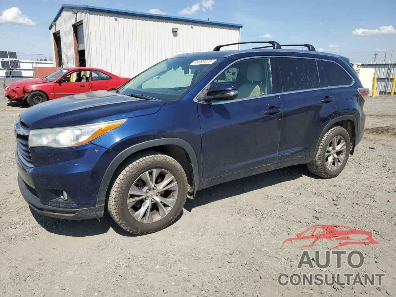 TOYOTA HIGHLANDER 2015 - 5TDJKRFH3FS159018