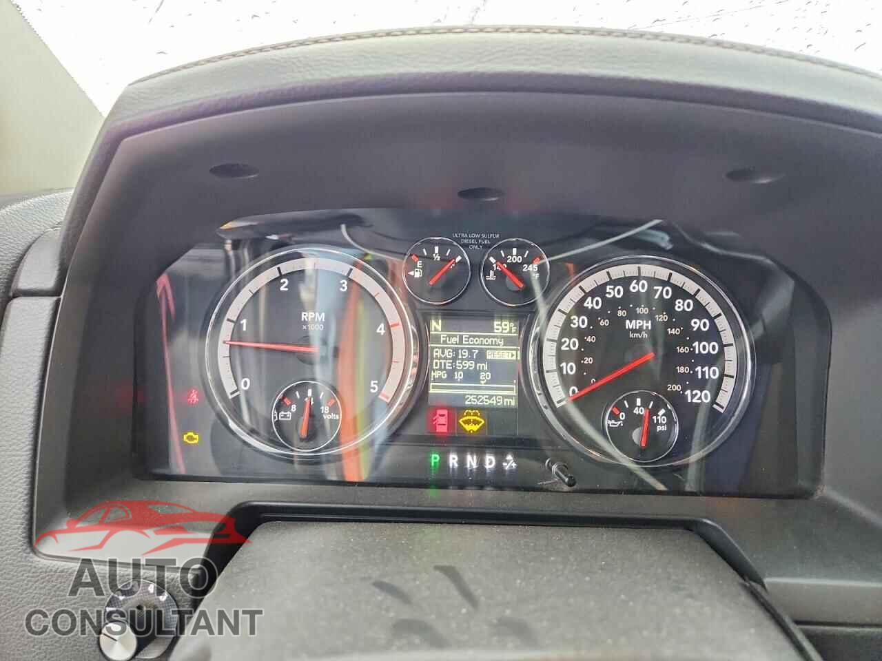 DODGE RAM 2500 2012 - 3C6UD5NL3CG134840