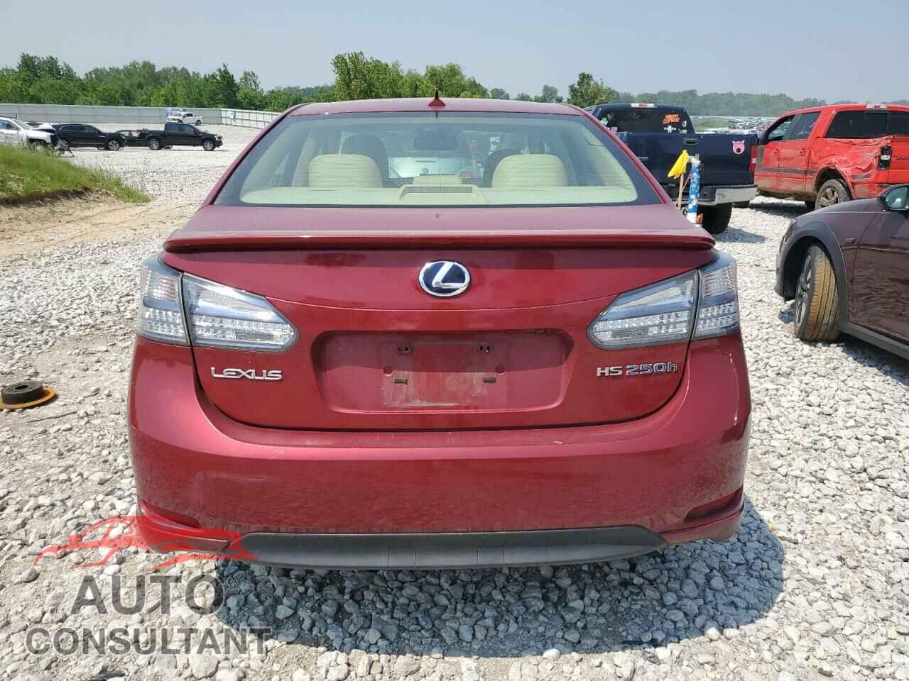 LEXUS HS 2010 - JTHBB1BA2A2021869