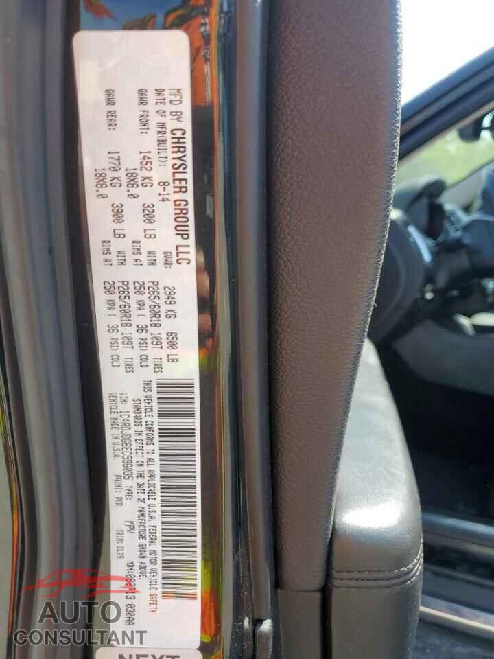 DODGE DURANGO 2014 - 1C4RDJDG6EC596035