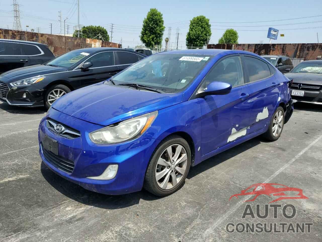 HYUNDAI ACCENT 2012 - KMHCU4AE9CU137322