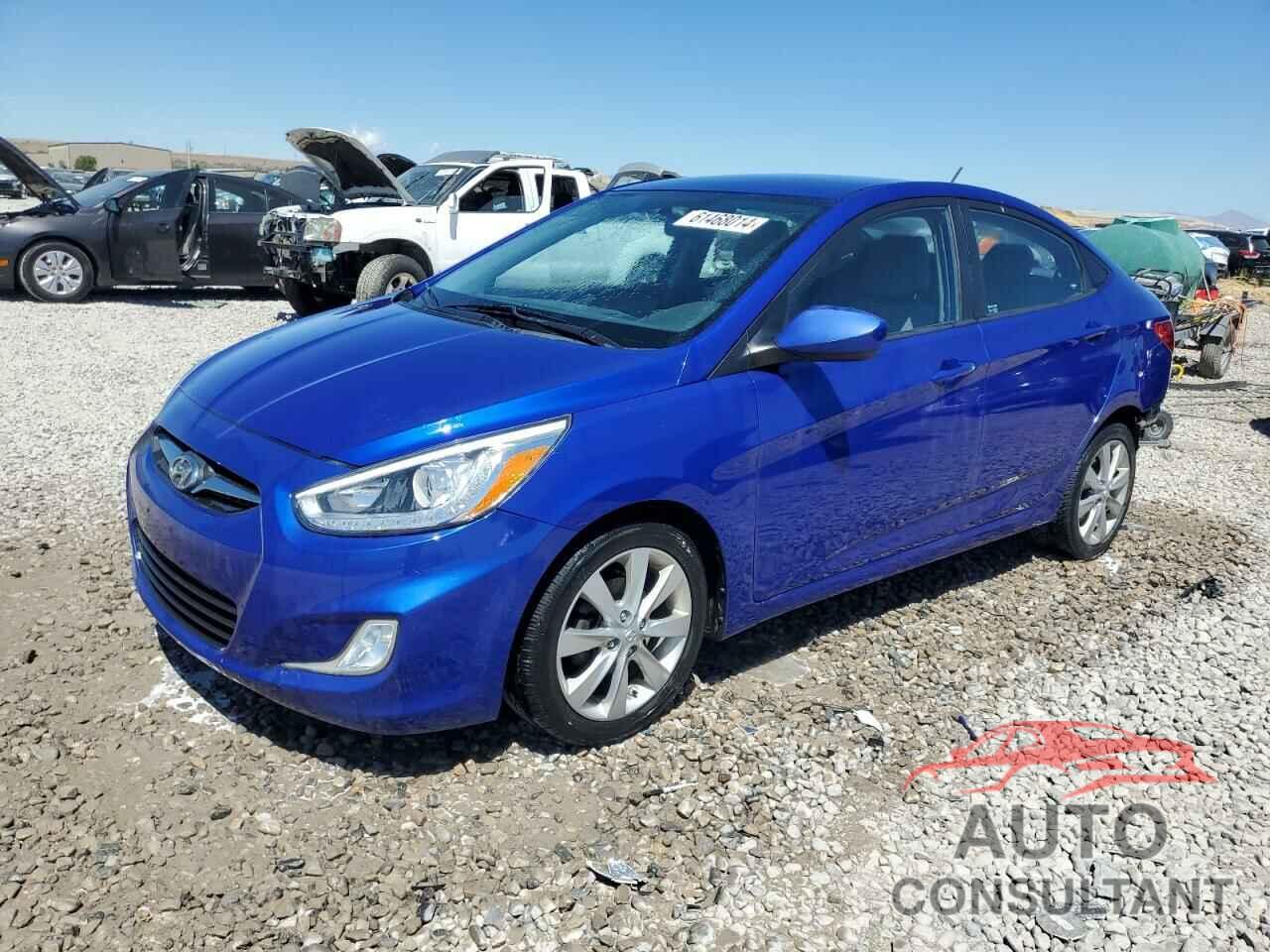 HYUNDAI ACCENT 2014 - KMHCU4AE5EU717542