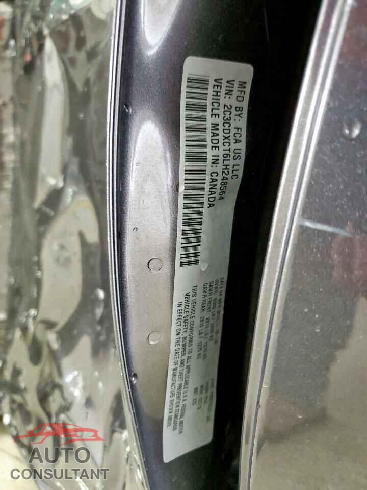 DODGE CHARGER 2020 - 2C3CDXCT6LH248564