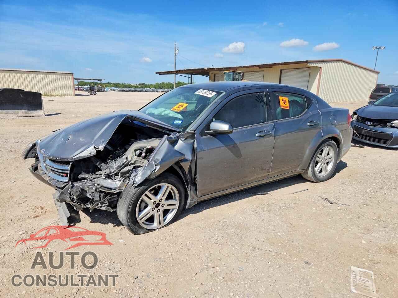 DODGE AVENGER 2012 - 1C3CDZCB0CN237280