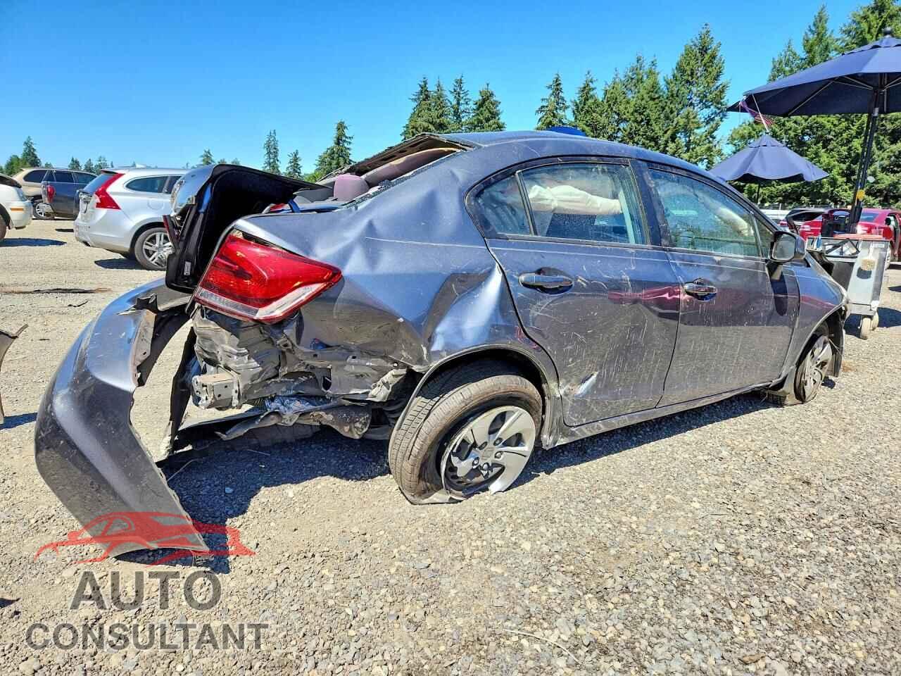 HONDA CIVIC 2013 - 19XFB2F55DE222453