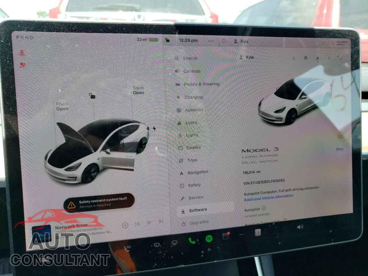 TESLA MODEL 3 2020 - 5YJ3E1EB0LF618052