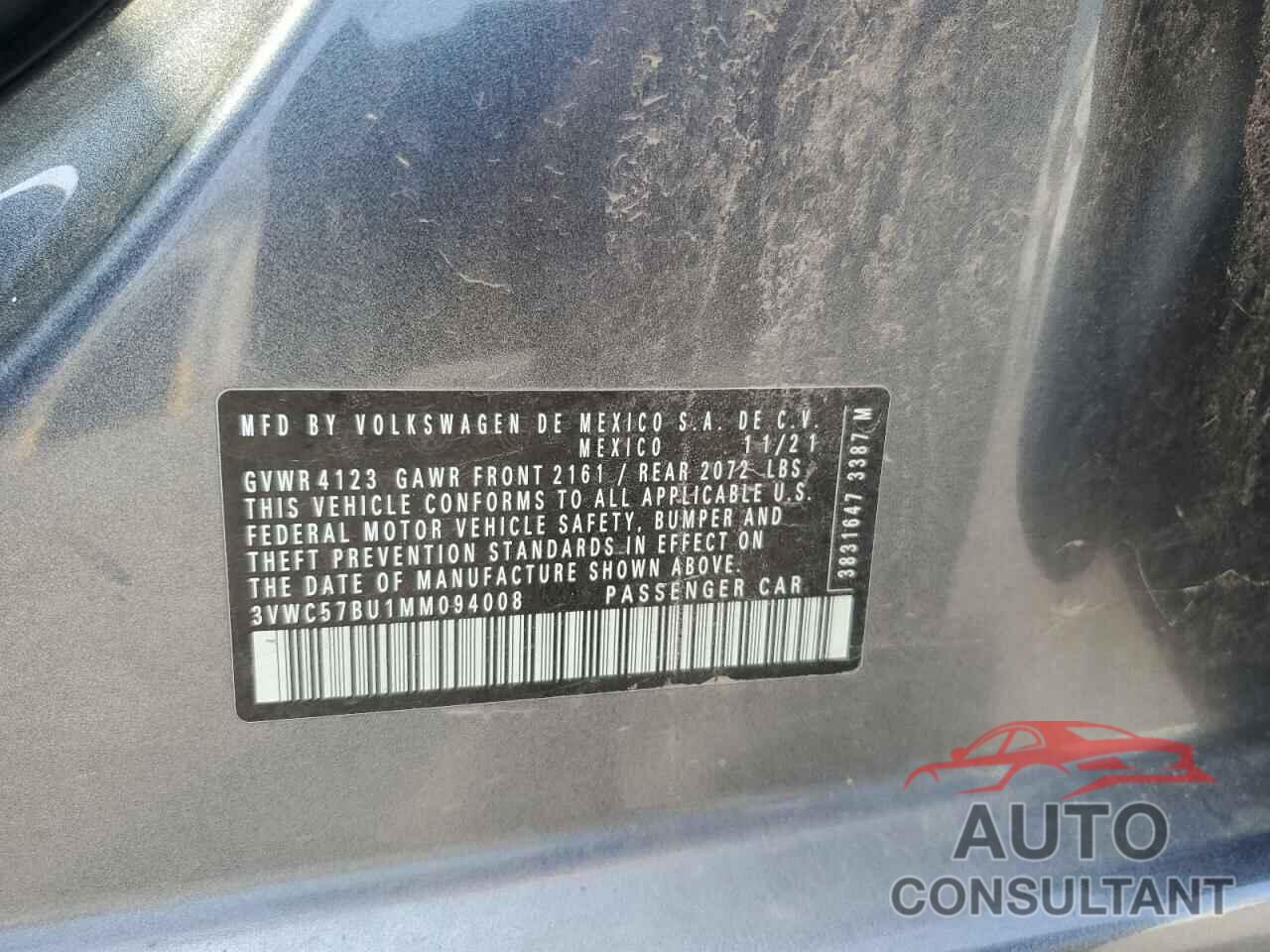 VOLKSWAGEN JETTA 2021 - 3VWC57BU1MM094008