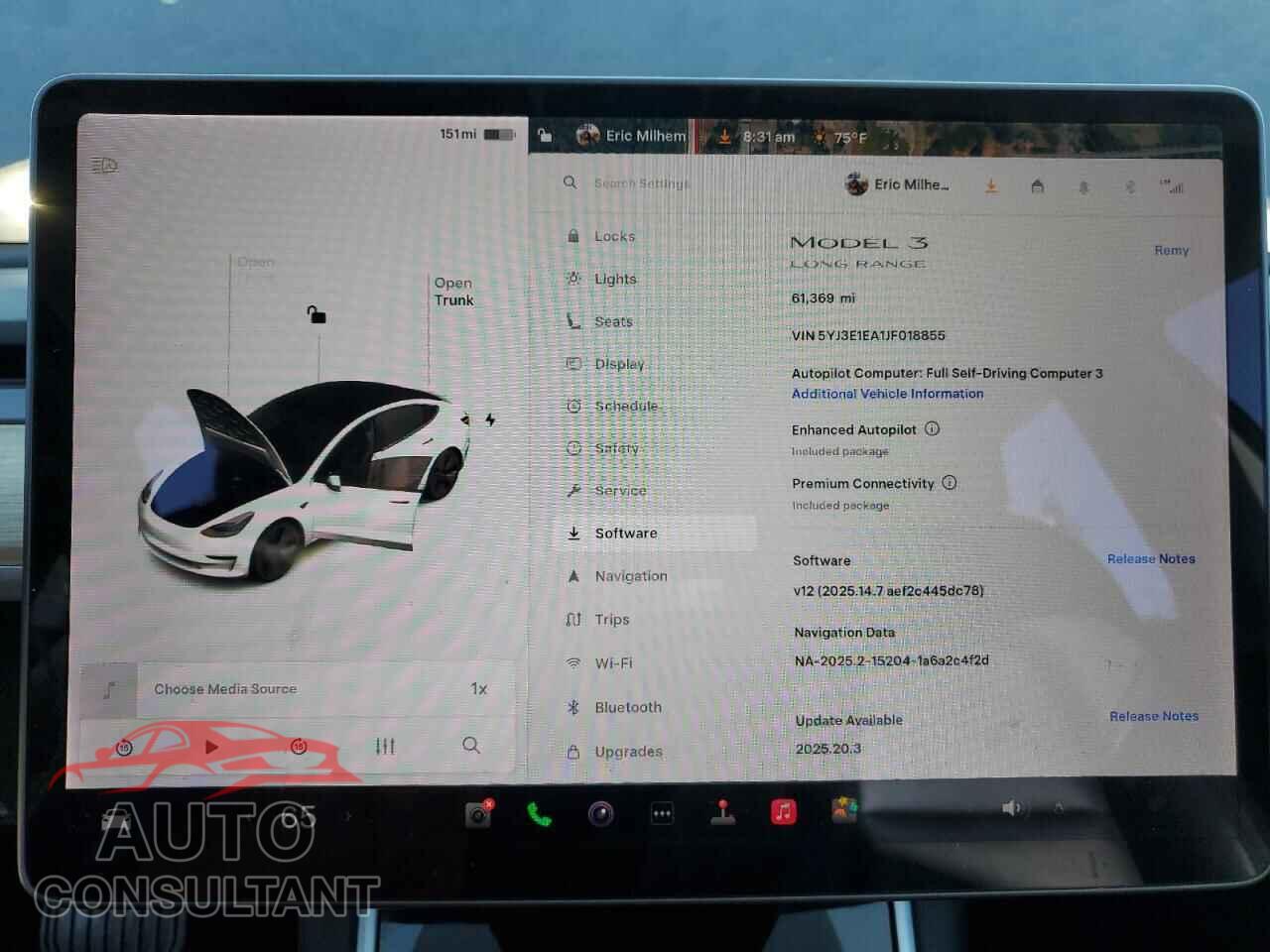 TESLA MODEL 3 2018 - 5YJ3E1EA1JF018855