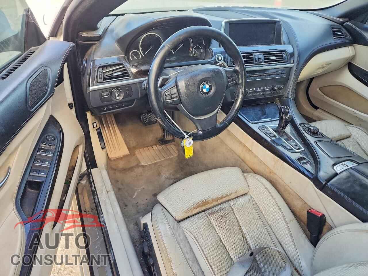 BMW 6 SERIES 2012 - WBALZ3C59CDL70840
