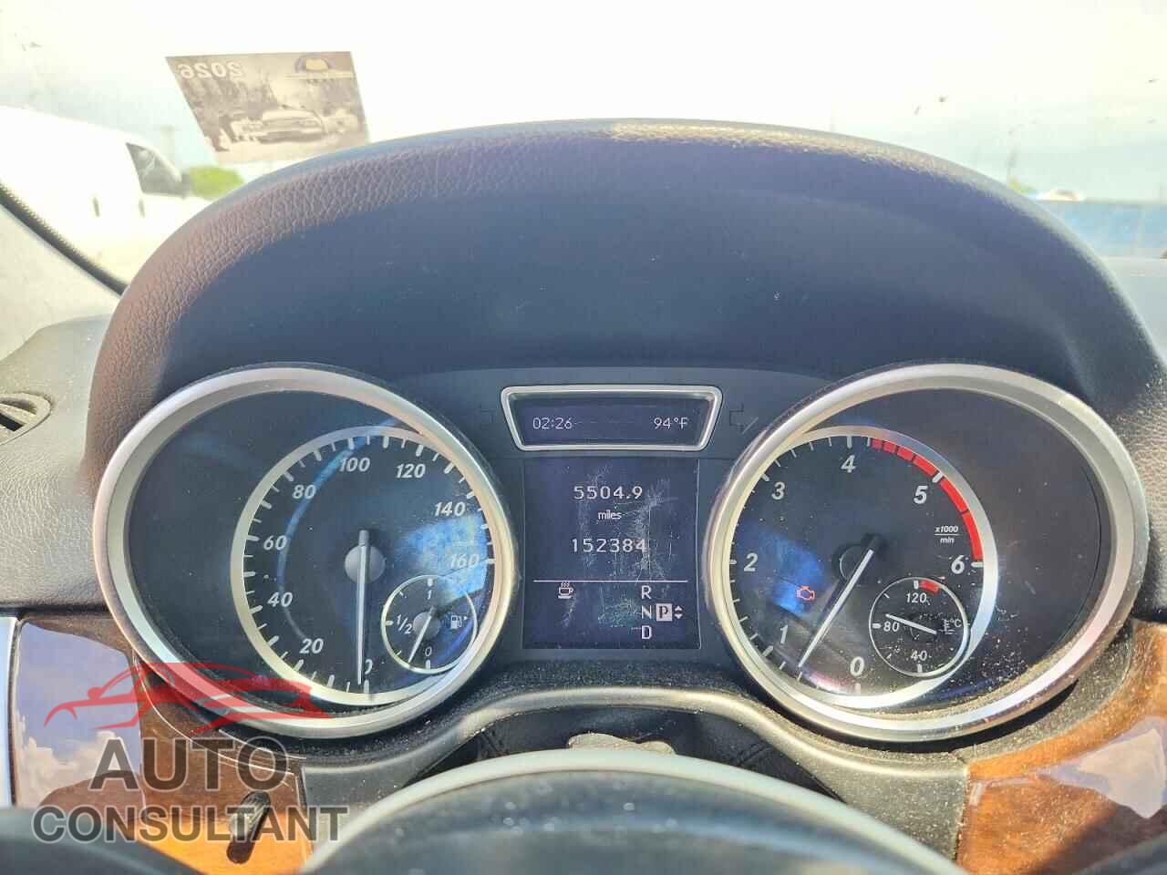 MERCEDES-BENZ M-CLASS 2012 - 4JGDA2EB6CA050626