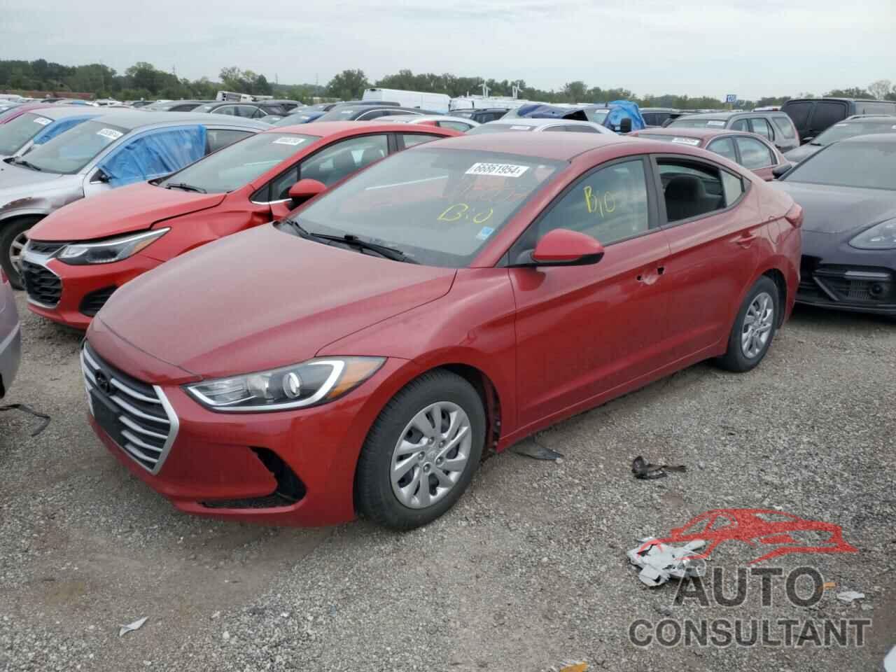 HYUNDAI ELANTRA 2017 - KMHD74LFXHU318857
