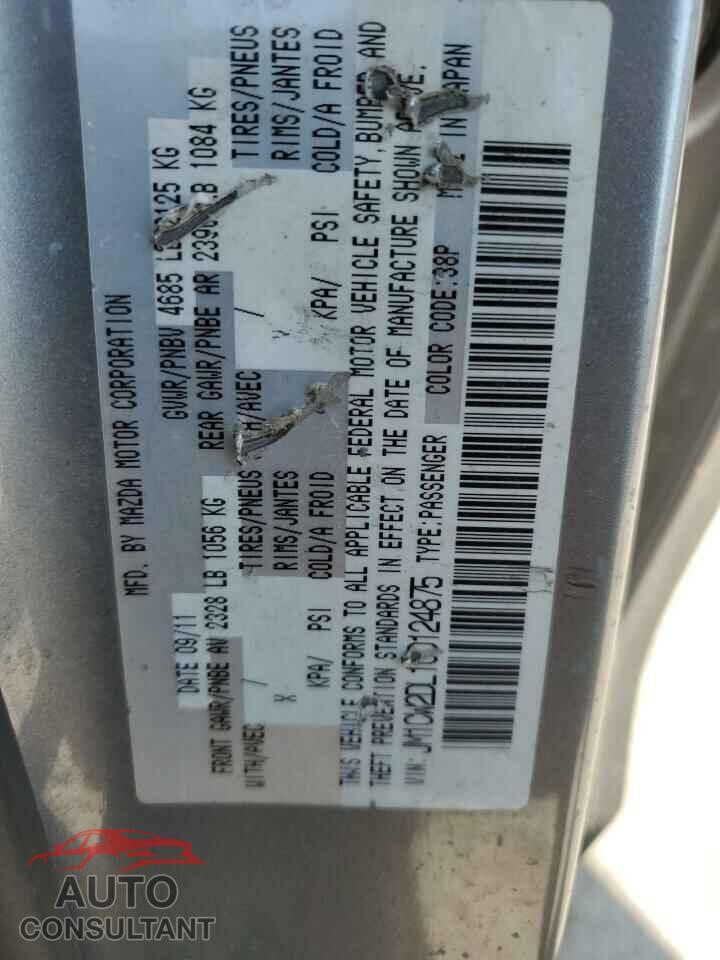 MAZDA 5 2012 - JM1CW2DL1C0124875