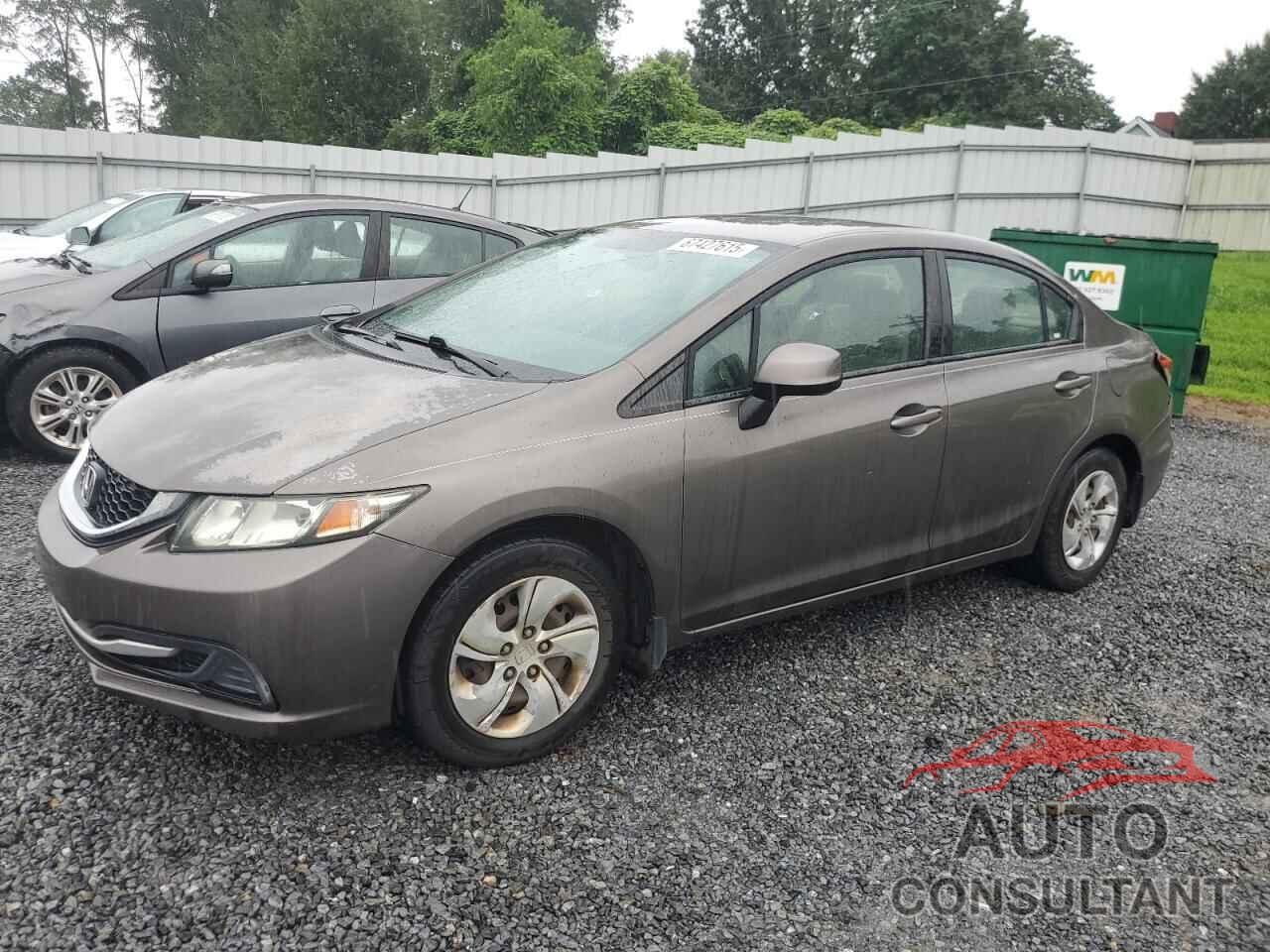 HONDA CIVIC 2013 - 2HGFB2F58DH509999