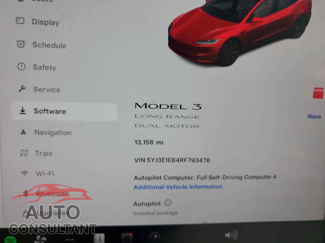 TESLA MODEL 3 2024 - 5YJ3E1EB4RF793476