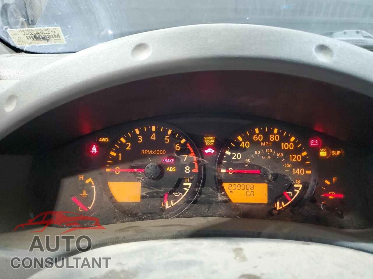 NISSAN FRONTIER 2011 - 1N6AD0EV4BC433963