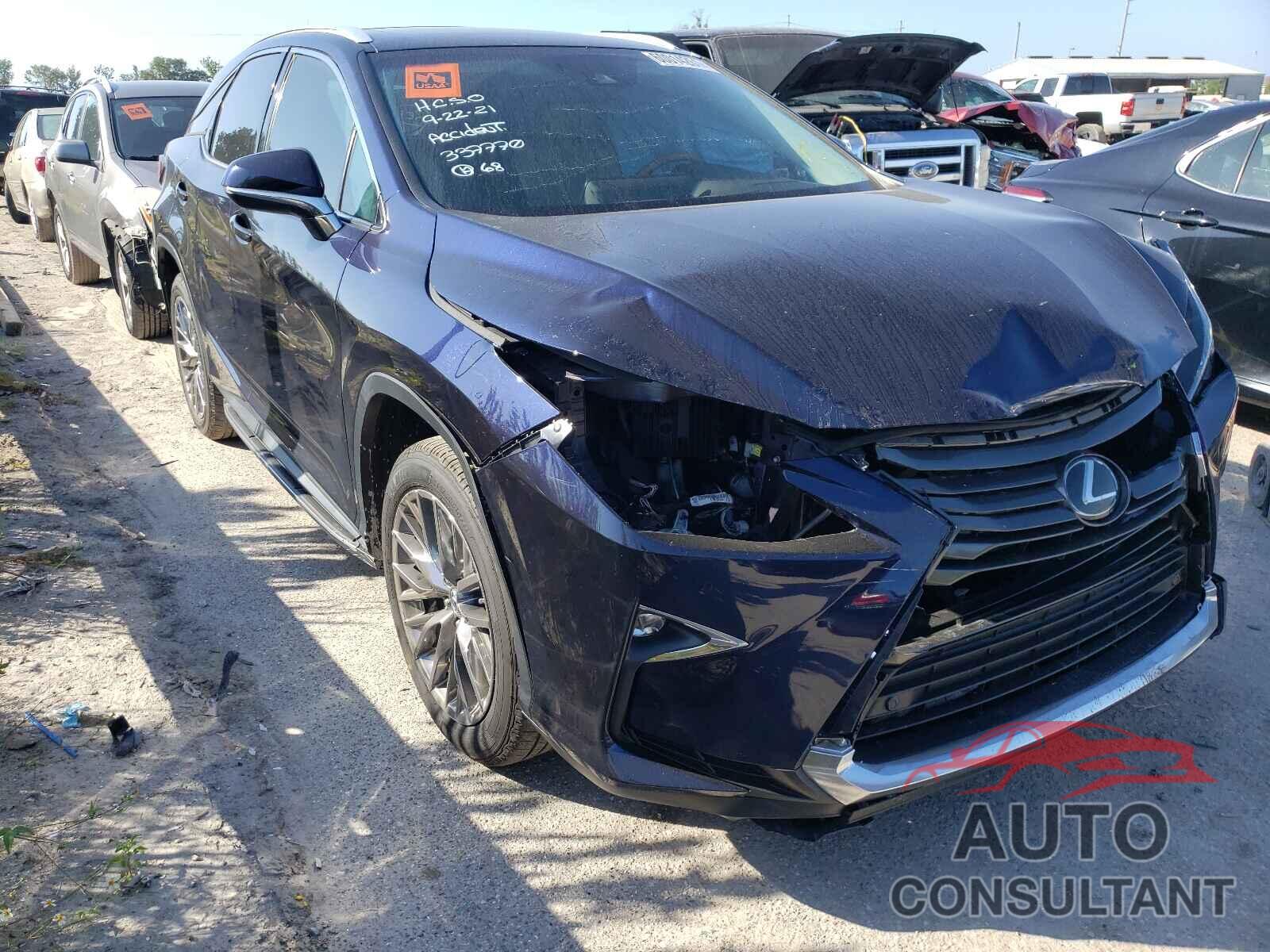 LEXUS RX350 2017 - 2T2ZZMCA4HC085396