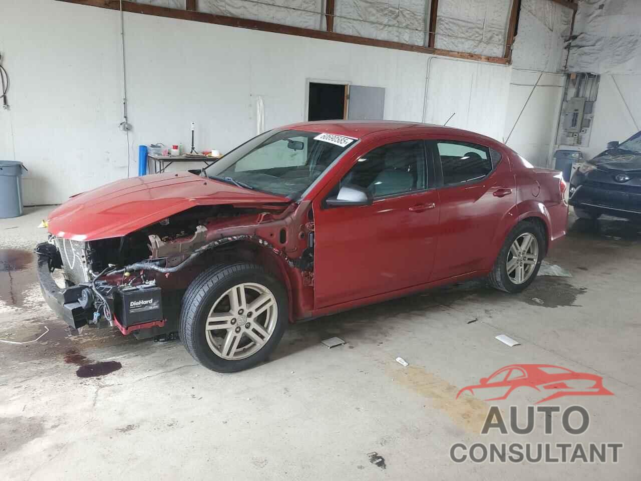 DODGE AVENGER 2012 - 1C3CDZAB8CN216289