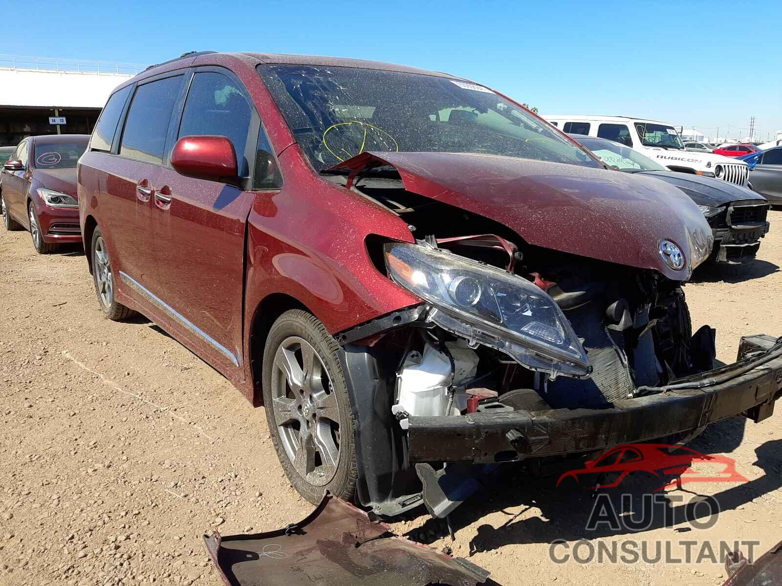 TOYOTA SIENNA 2017 - 5TDXZ3DC1HS840288