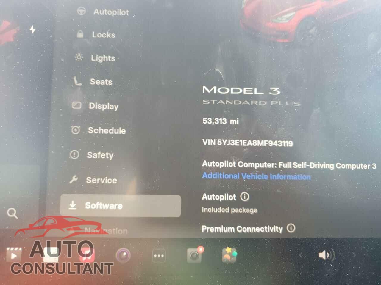 TESLA MODEL 3 2021 - 5YJ3E1EA8MF943119