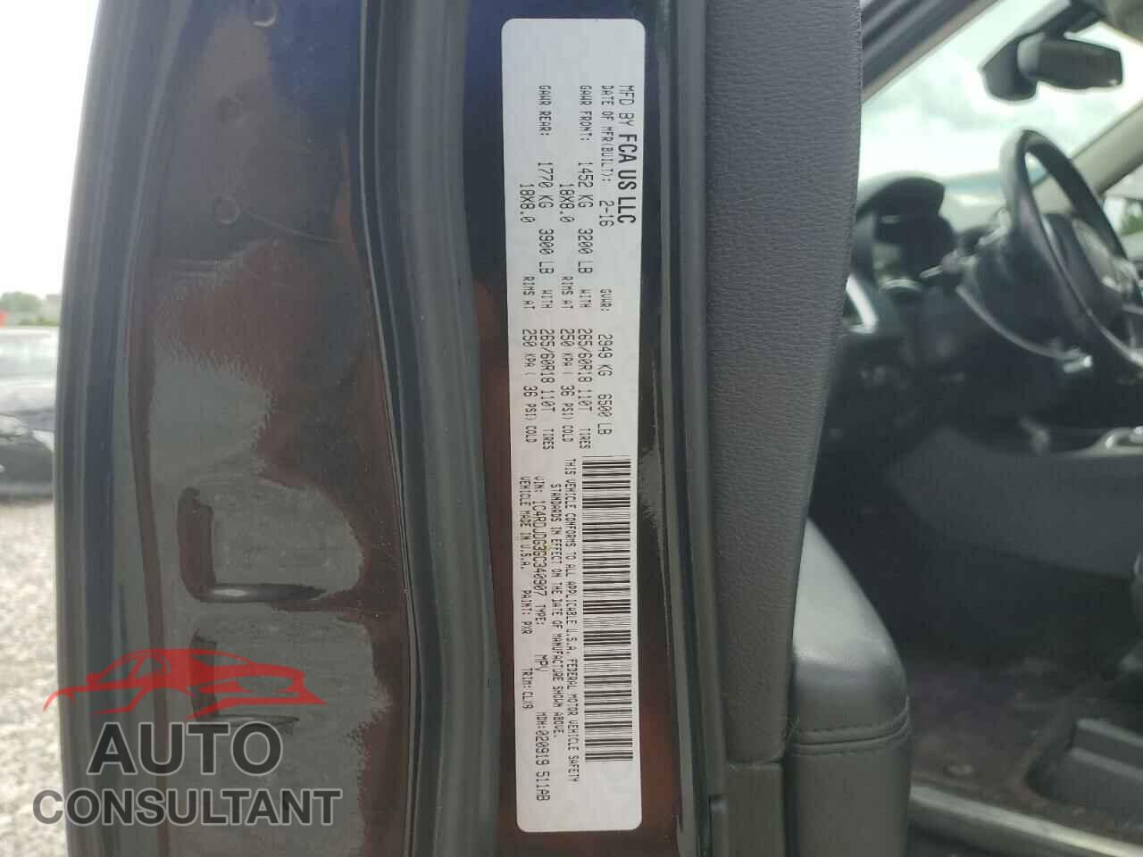 DODGE DURANGO 2016 - 1C4RDJDG3GC340907