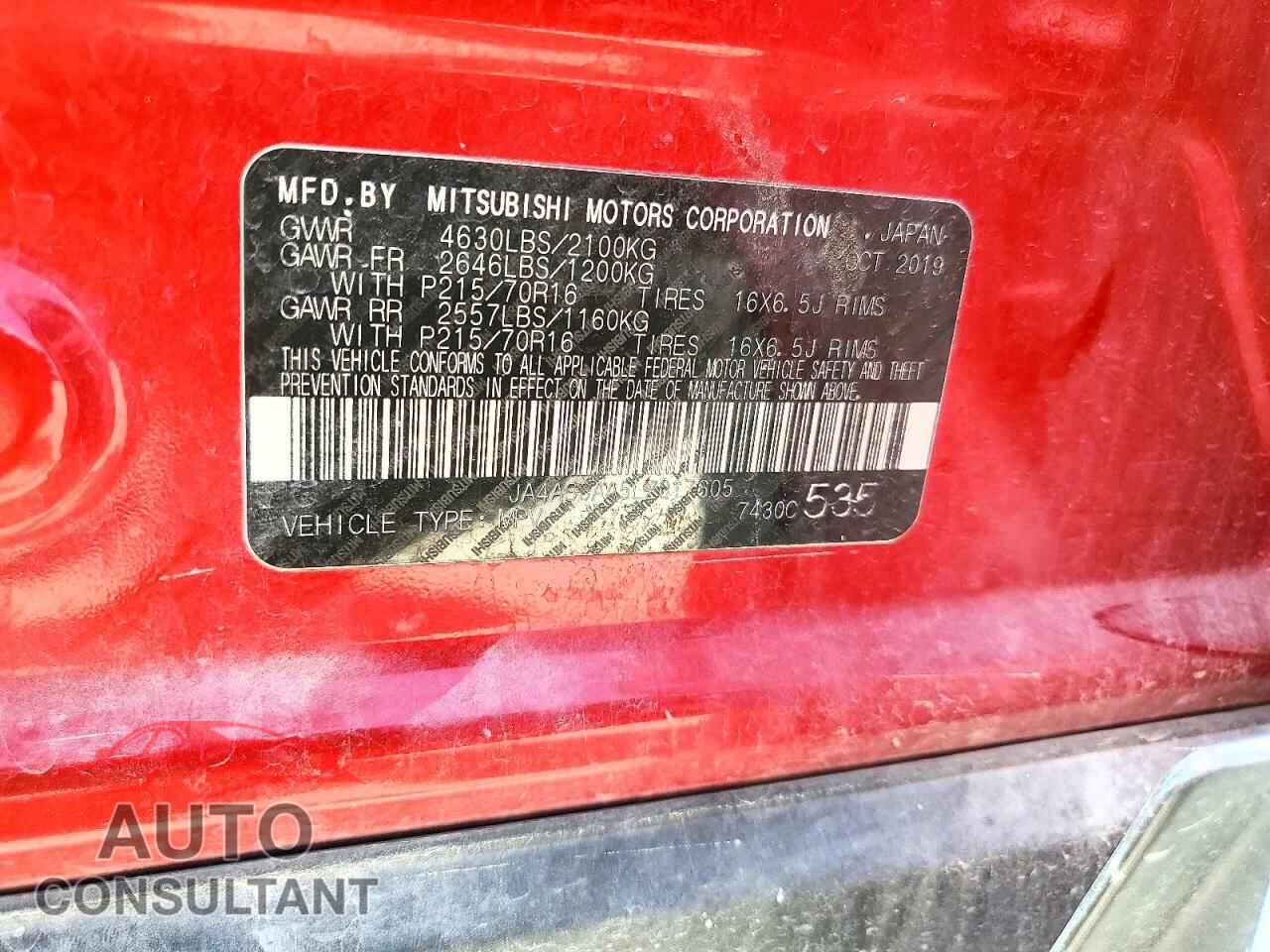 MITSUBISHI ECLIPSE 2020 - JA4AS3AA5LZ017605