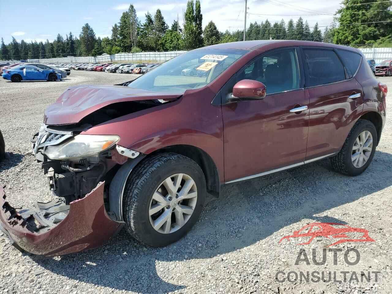 NISSAN MURANO 2012 - JN8AZ1MU5CW117544