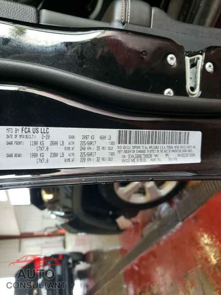 JEEP COMPASS 2020 - 3C4NJDBB8LT209230