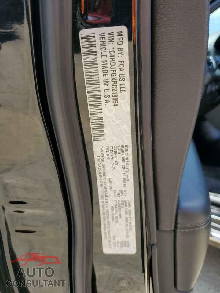 DODGE DURANGO 2024 - 1C4RDJFGXRC219954