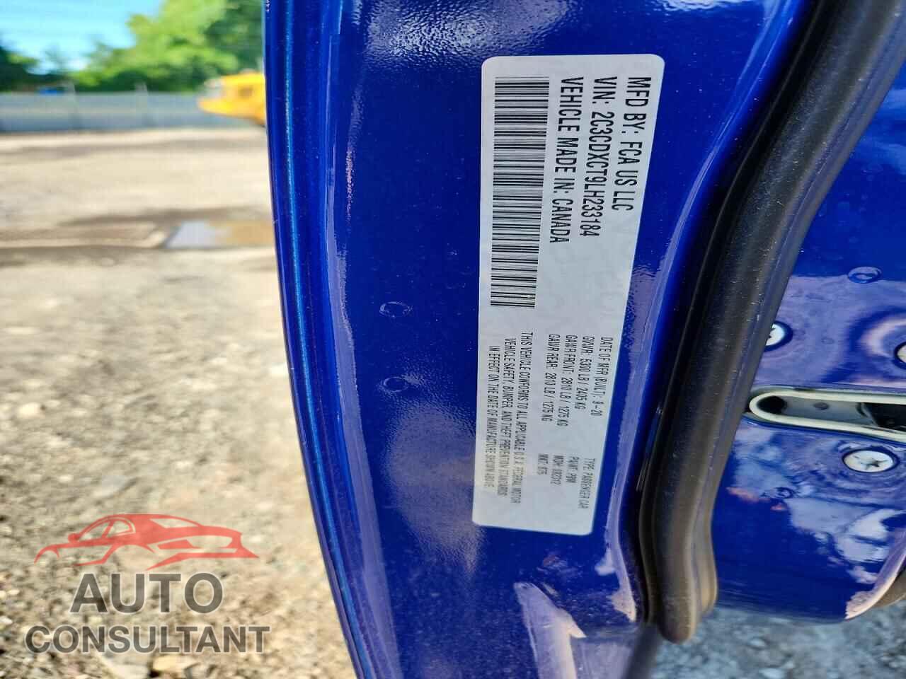 DODGE CHARGER 2020 - 2C3CDXCT9LH233184