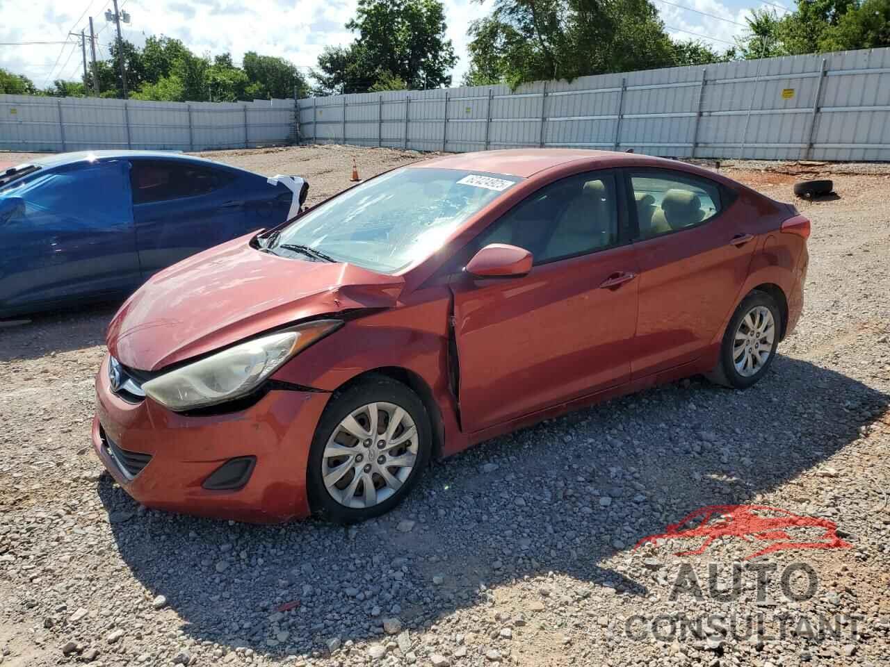 HYUNDAI ELANTRA 2012 - KMHDH4AE4CU249096