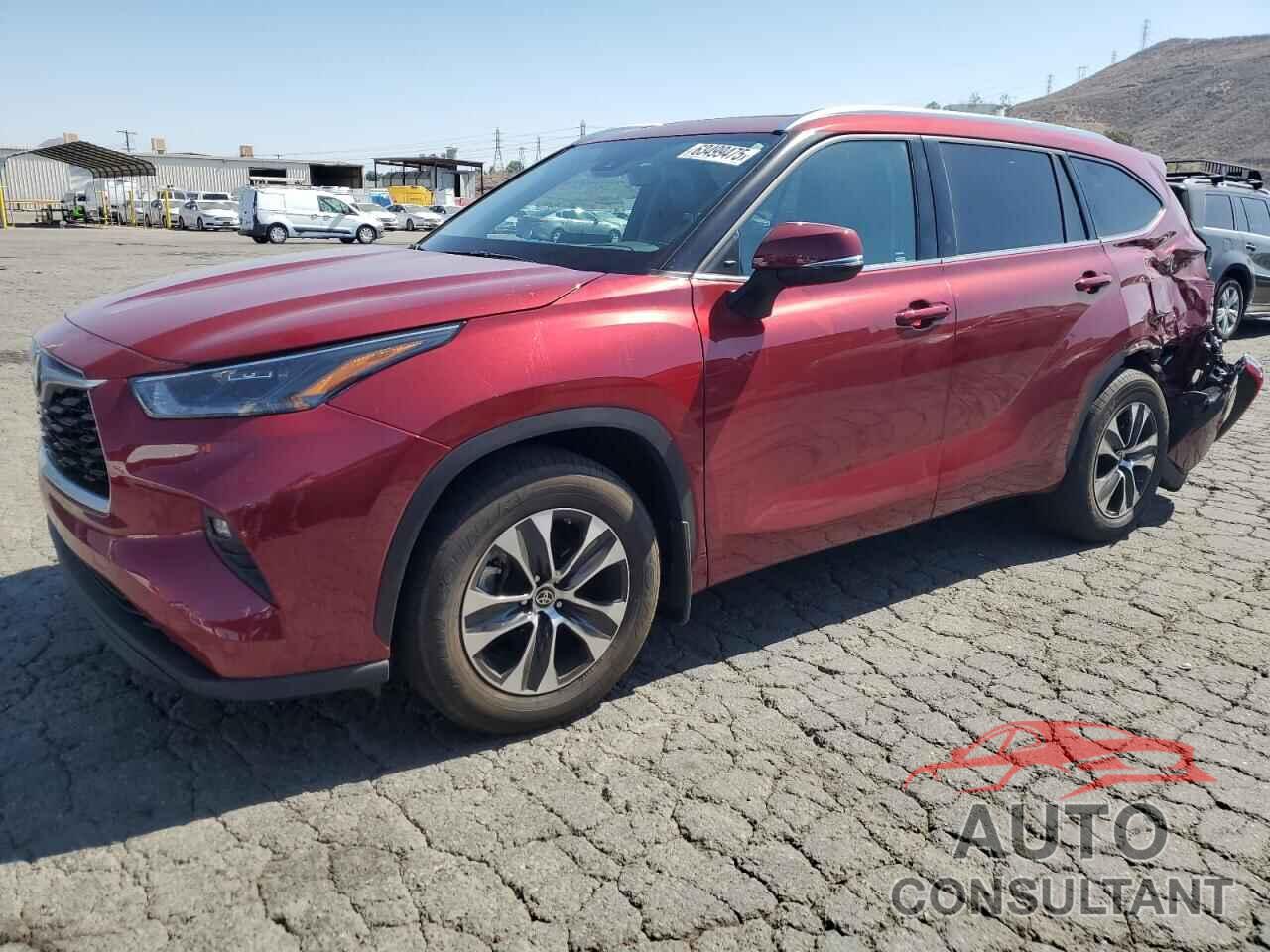 TOYOTA HIGHLANDER 2021 - 5TDHZRAH1MS032153
