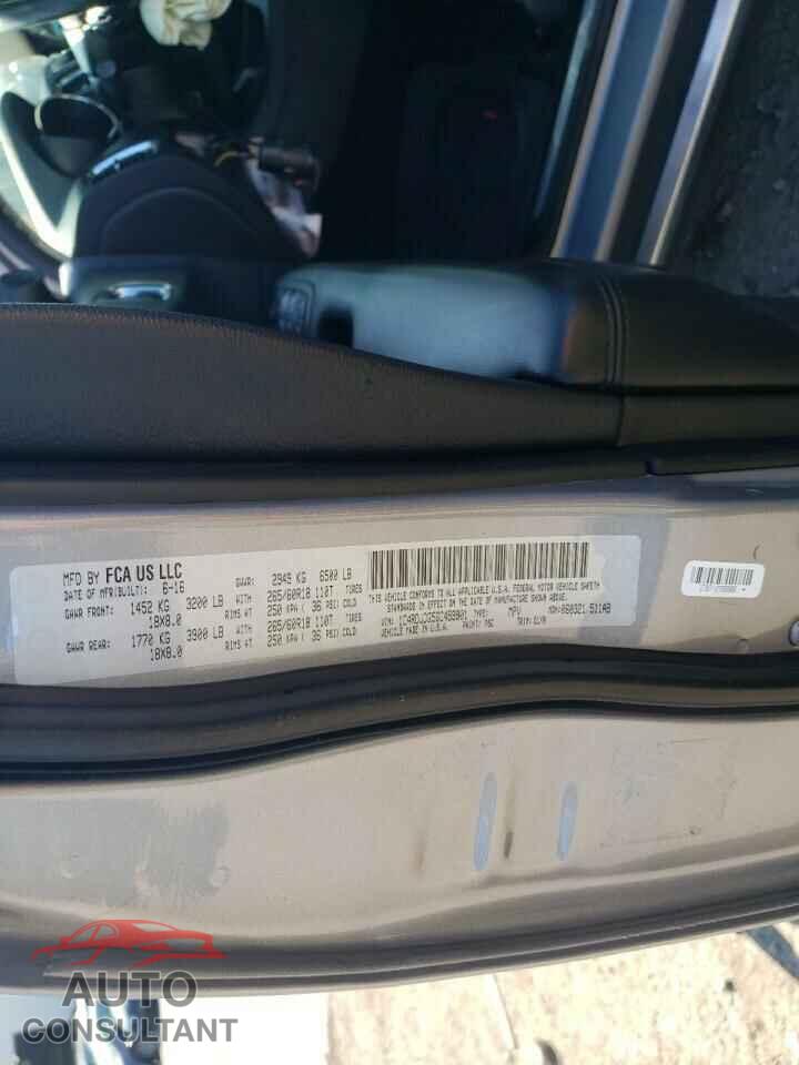DODGE DURANGO 2016 - 1C4RDJDG5GC459901