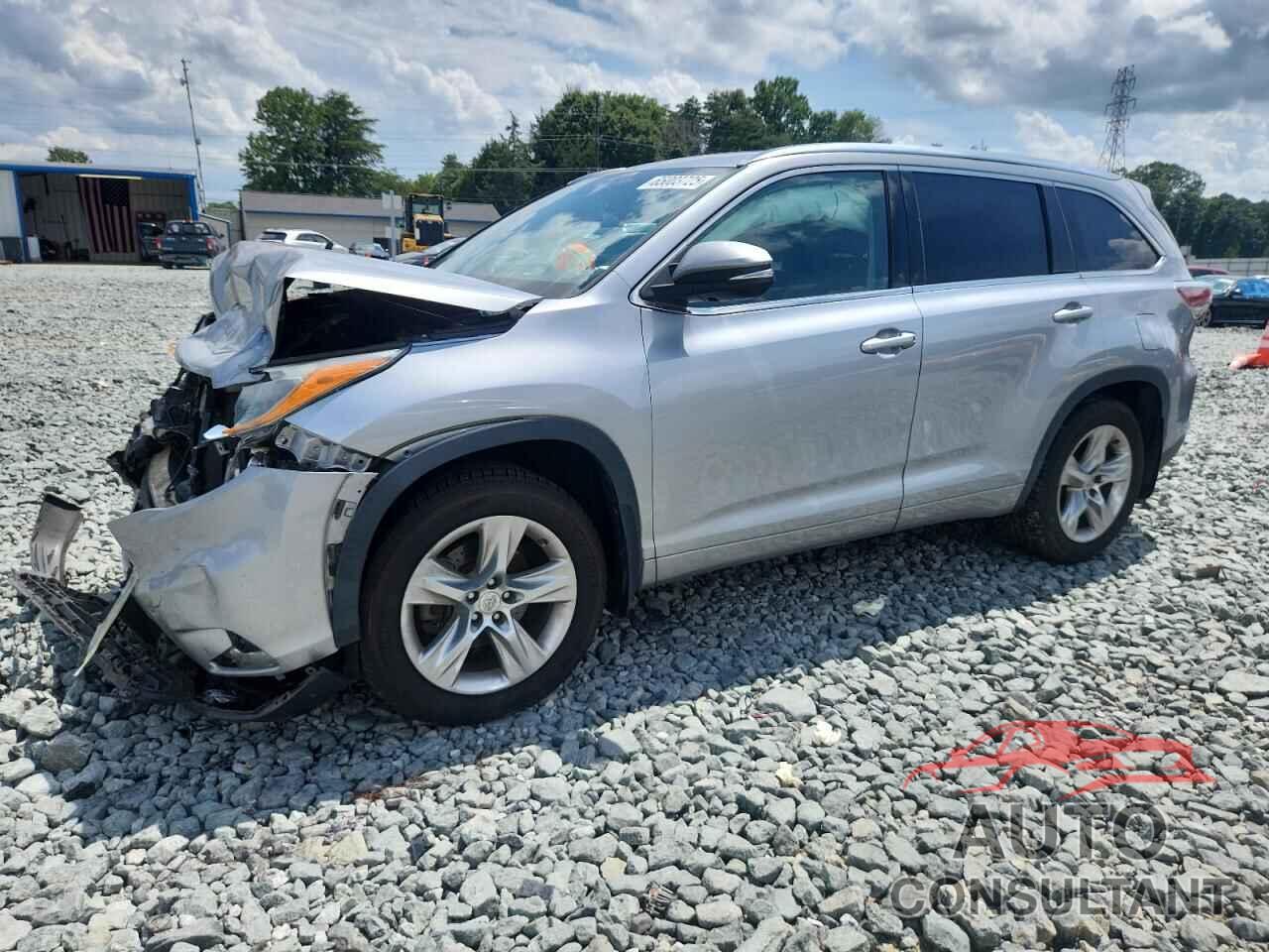 TOYOTA HIGHLANDER 2014 - 5TDDKRFH9ES028218