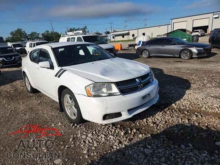 DODGE AVENGER 2012 - 1C3CDZCB5CN147946