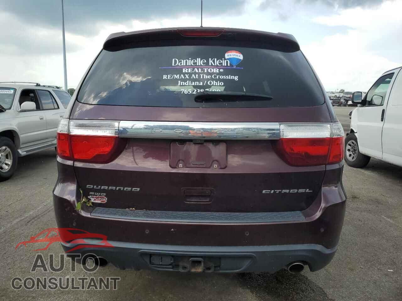 DODGE DURANGO 2012 - 1C4SDJET1CC188309