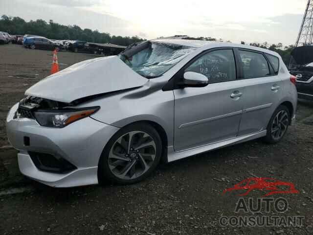 TOYOTA SCION 2016 - JTNKARJE5GJ519789