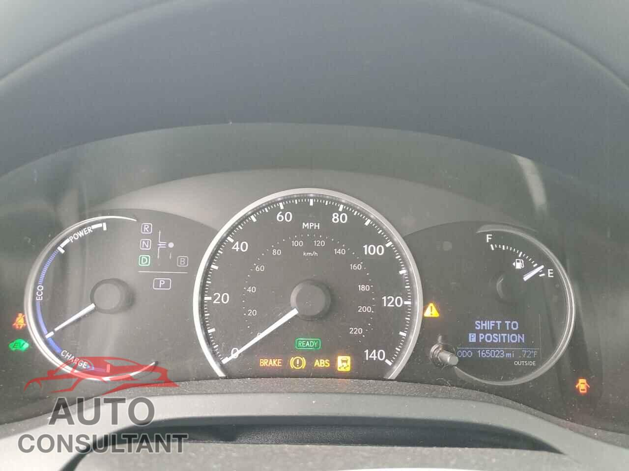 LEXUS CT 200 2013 - JTHKD5BH3D2169967