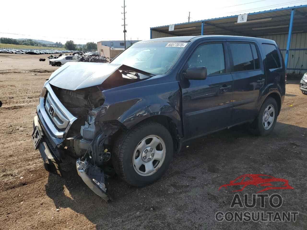 HONDA PILOT 2011 - 5FNYF4H25BB047091