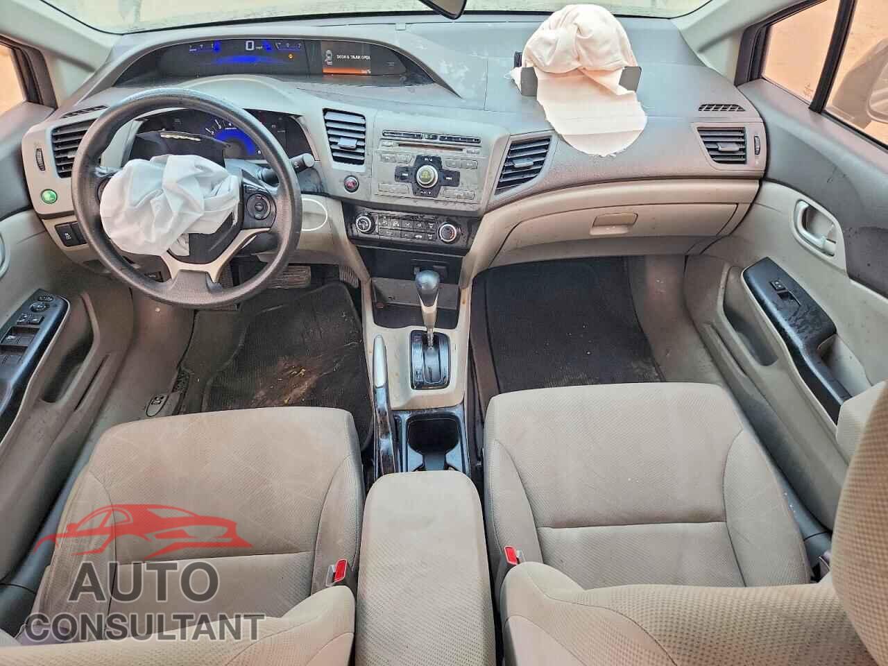 HONDA CIVIC 2012 - 19XFB2F52CE016862