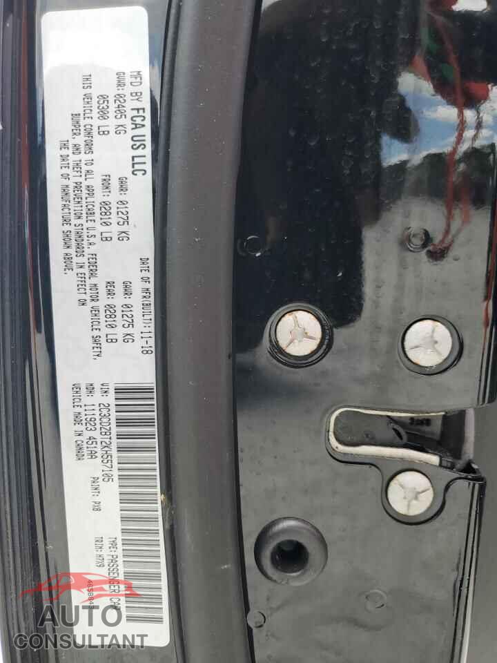 DODGE CHALLENGER 2019 - 2C3CDZBT2KH557105