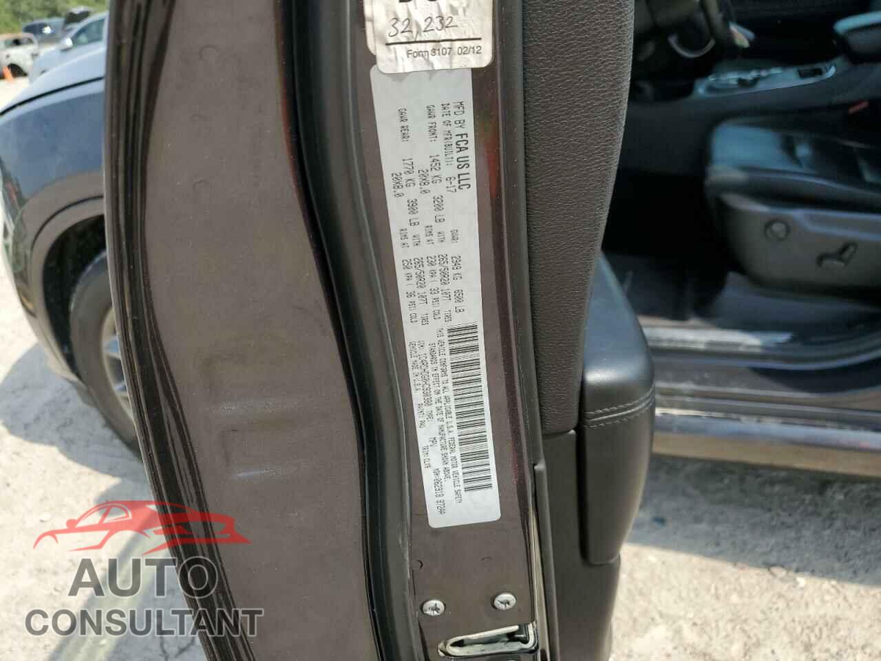 DODGE DURANGO 2017 - 1C4RDHDG0HC930380