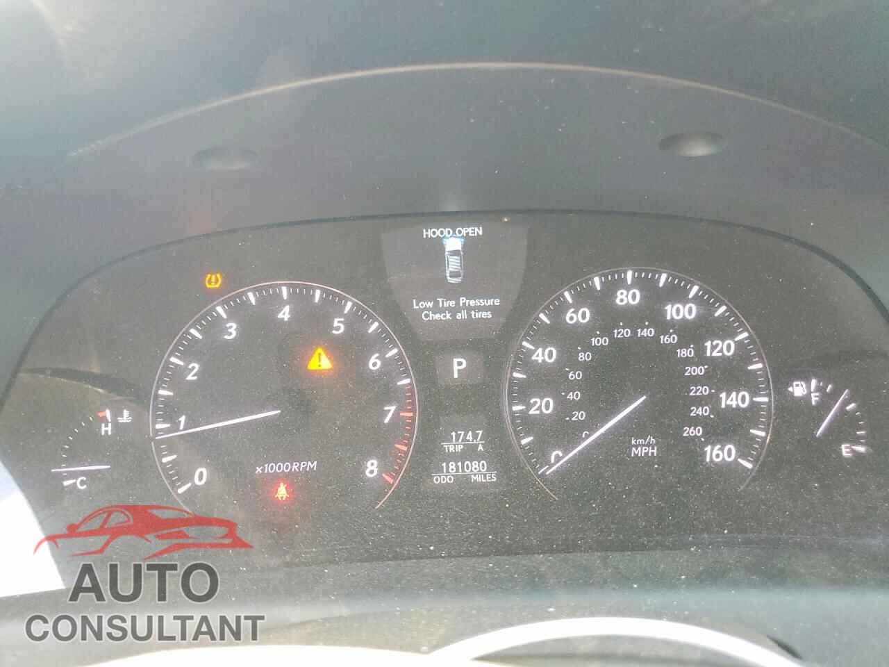 LEXUS LS460 2012 - JTHGL5EF2C5045057