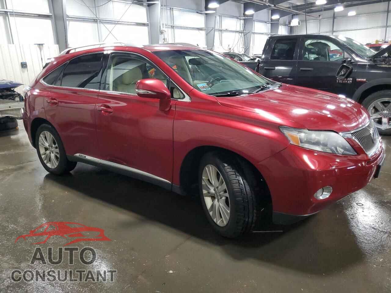 LEXUS RX450 2012 - JTJBC1BA6C2425160